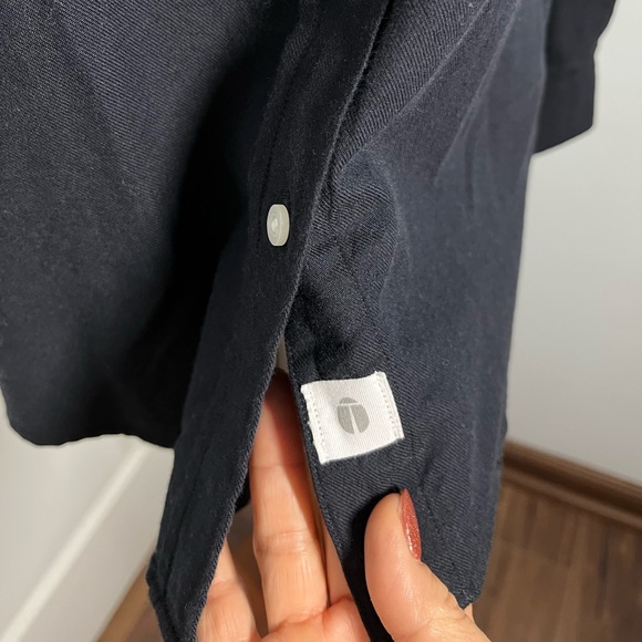 Anthropology Grayson The Hero Navy cotton shirt size 1 - Picture 9 of 12